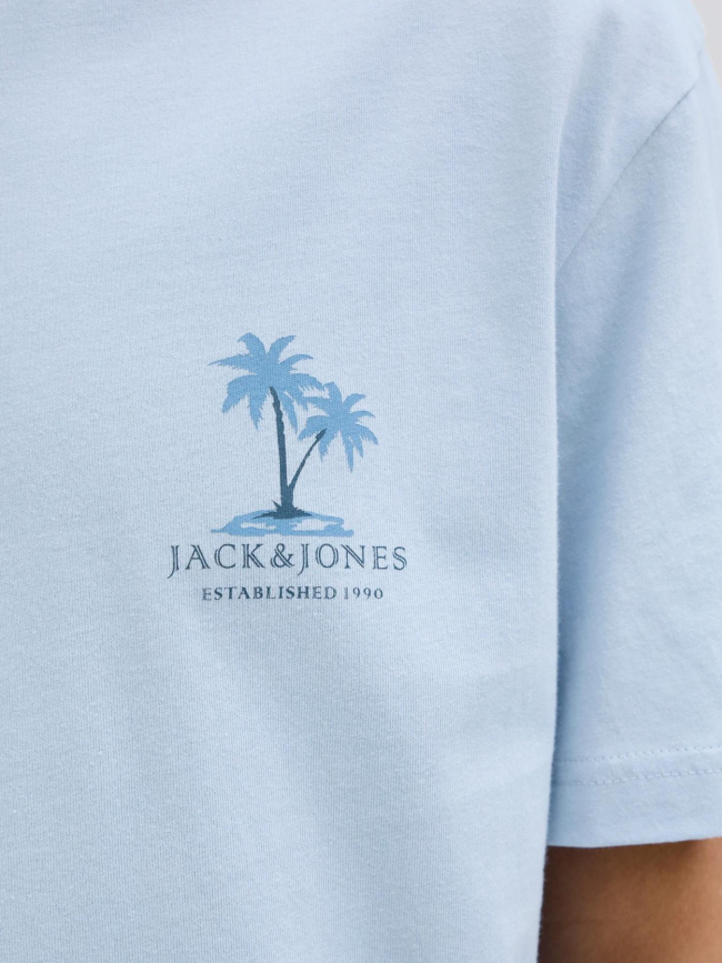T-shirt jjsummer vibes bleu ciel homme - Jack & Jones