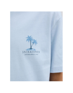 T-shirt jjsummer vibes bleu ciel homme - Jack & Jones