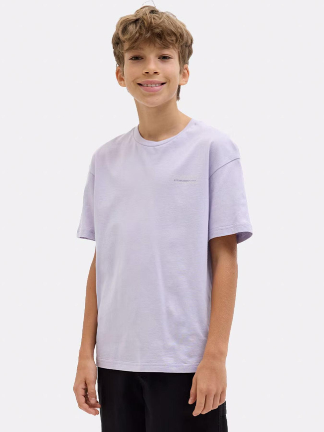 T-shirt jjsummer vibes violet garçon - Jack & Jones