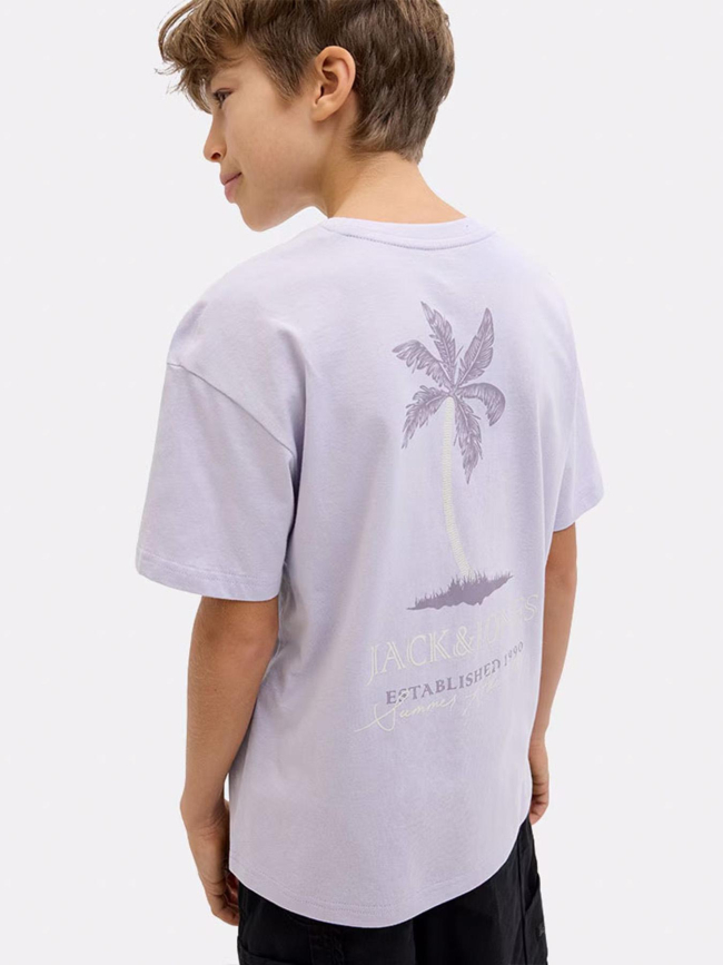 T-shirt jjsummer vibes violet garçon - Jack & Jones