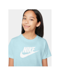 T-shirt à manches courtes futura bleu ciel enfant - Nike