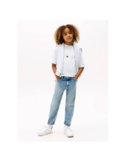 T-shirt varsity chiné bleu ciel enfant - Tommy Hilfiger