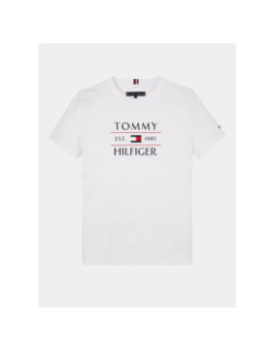 T-shirt à manches courtes flag blanc enfant - Tommy Hilfiger