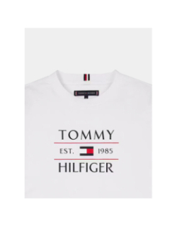 T-shirt à manches courtes flag blanc enfant - Tommy Hilfiger