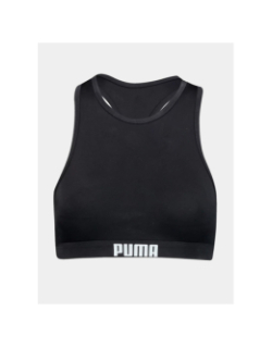 Haut de maillot de bain racerback noir femme - Puma