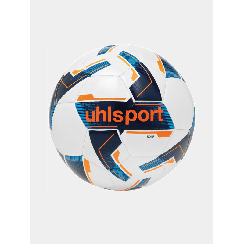 Ballon de football team blanc bleu orange - Uhlsport