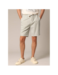 Short rayé alonso kaki homme - Deeluxe