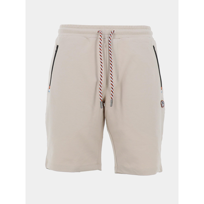 Short aux détails colorés bezna beige homme - Benson & Cherry
