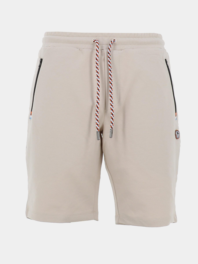 Short aux détails colorés bezna beige homme - Benson & Cherry