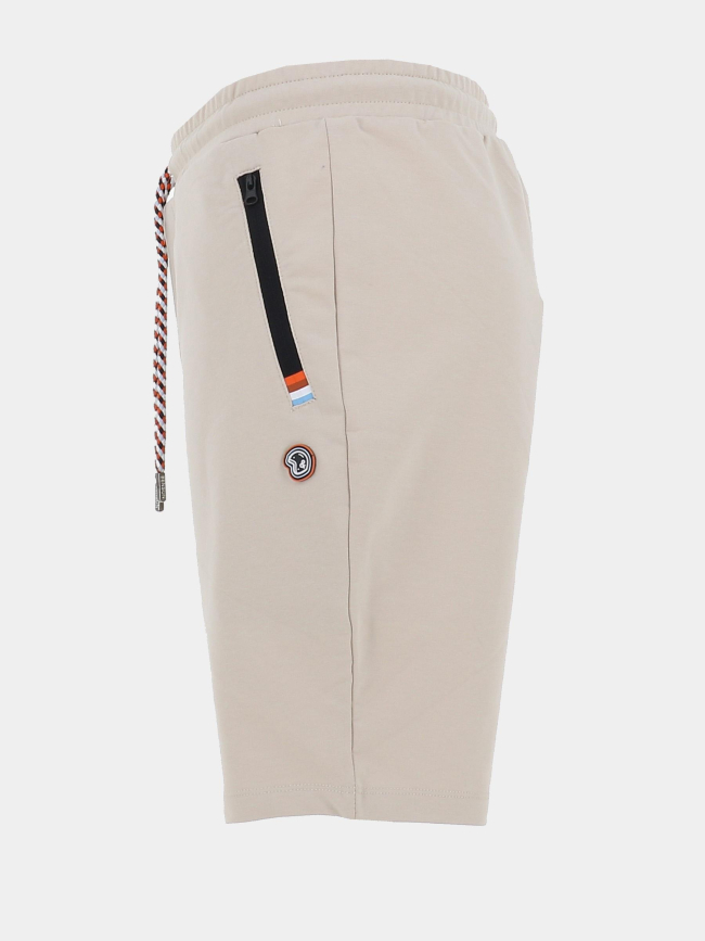 Short aux détails colorés bezna beige homme - Benson & Cherry