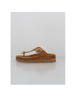 Tongs phuket camel marron femme - Lemon Bay