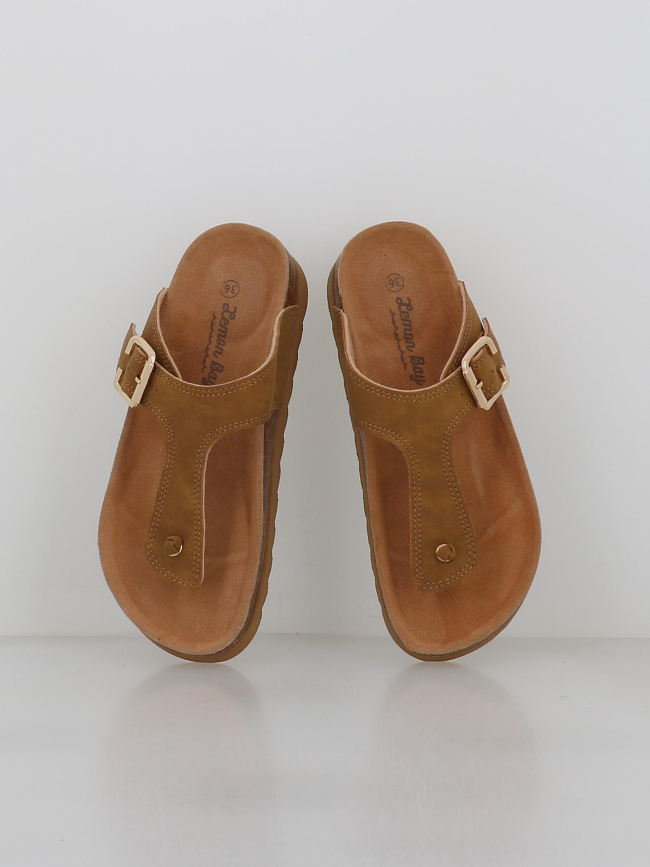 Tongs phuket camel marron femme - Lemon Bay