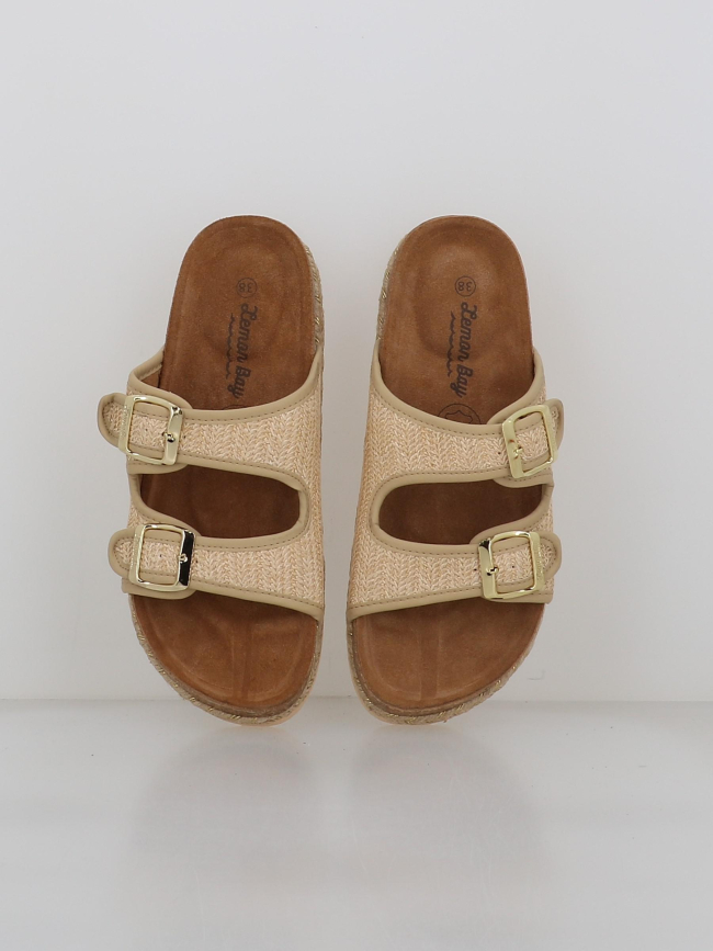 Sandales raph naturel beige femme - Lemon Bay