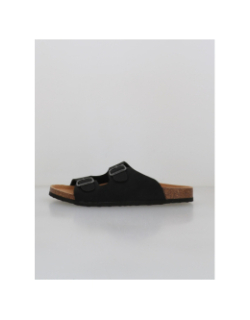 Sandales double bride kyoto noir homme - Lemon Bay