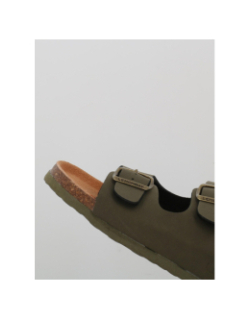 Sandales double bride kyoto kaki homme - Lemon Bay