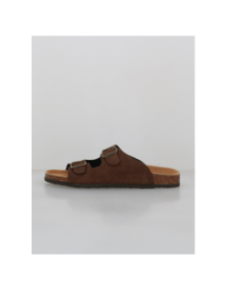 Sandales double bride kyoto marron homme - Lemon Bay