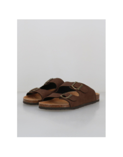 Sandales double bride kyoto marron homme - Lemon Bay