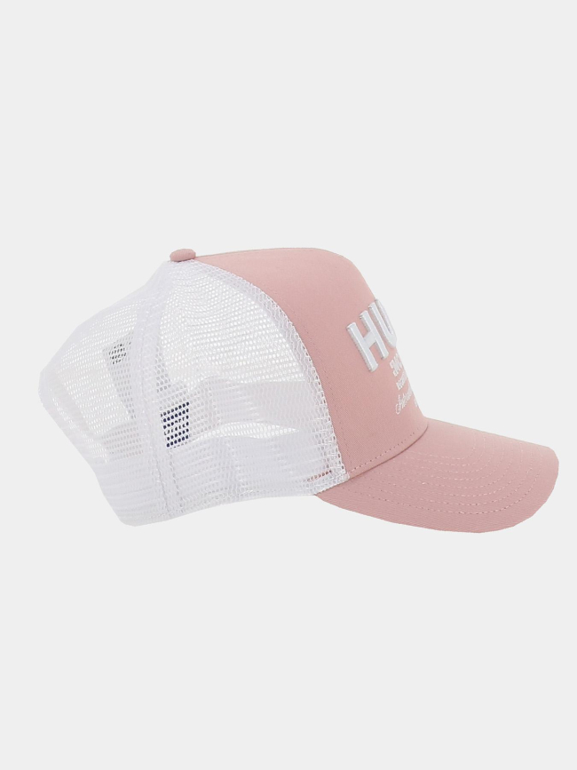 Casquette trucker merk rose blanc homme - Hugo