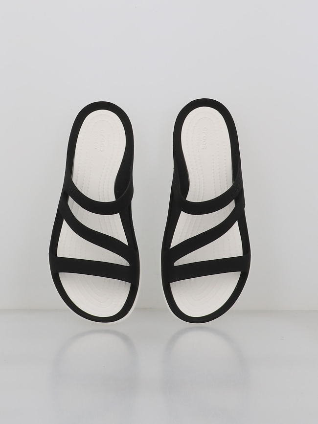 Sandales swiftwater noir blanc femme - Crocs