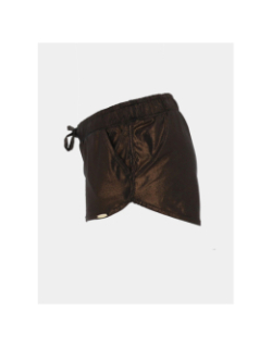 Short de bain bronze brillant marron femme - Grain De Sable
