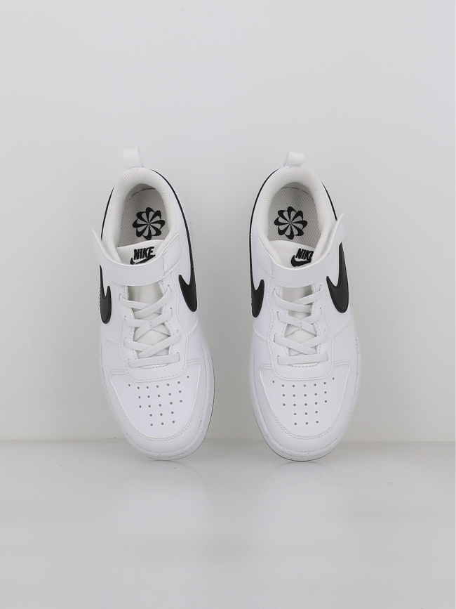 Baskets scratch court borough ps blanc noir enfant - Nike