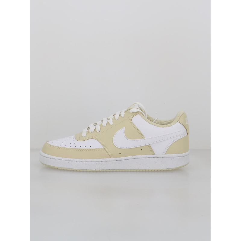 Baskets court vision beige blanc homme - Nike