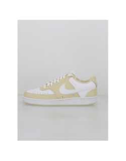 Baskets court vision beige blanc homme - Nike