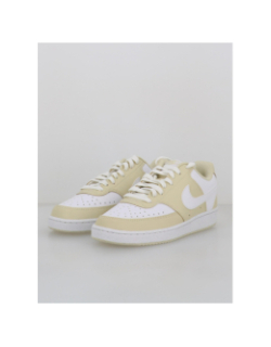 Baskets court vision beige blanc homme - Nike
