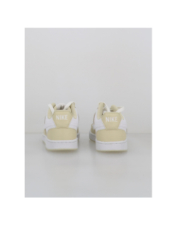 Baskets court vision beige blanc homme - Nike