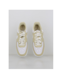 Baskets court vision beige blanc homme - Nike