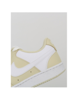 Baskets court vision beige blanc homme - Nike