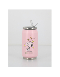 Canette snoopy 280ml rose - Les Artistes