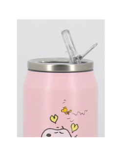 Canette snoopy 280ml rose - Les Artistes