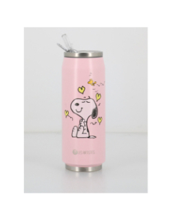Canette snoopy 500ml rose - Les Artistes