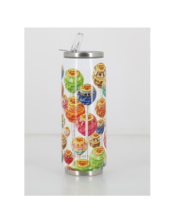 Canette isotherme chupa chups 500ml blanc - Les Artistes
