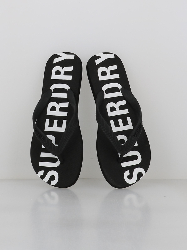 Tongs code core logo noir homme - Superdry