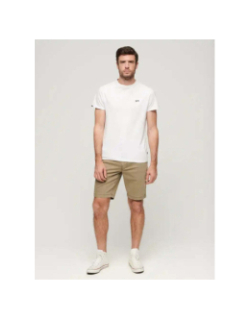 Short chino officier kaki homme - Superdry