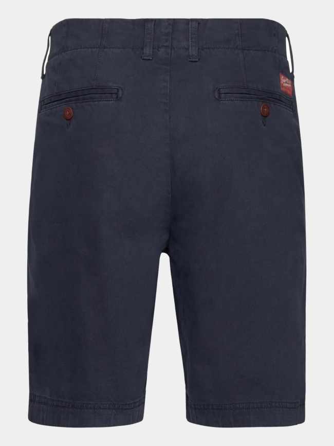 Short chino officier french bleu marine homme - Superdry