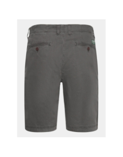 Short chino officier washed gris homme - Superdry