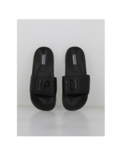 Claquettes de piscine core graphic noir homme - Superdry