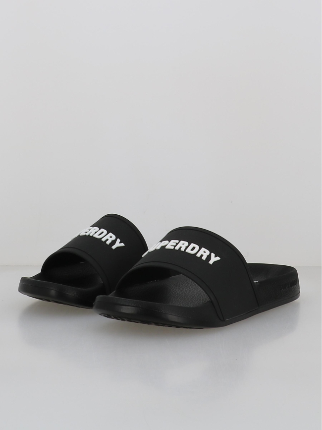 Claquettes de piscine logo noir homme - Superdry