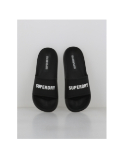 Claquettes de piscine logo noir homme - Superdry