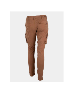 Pantalon cargo talina camel marron homme - La Maison Blaggio