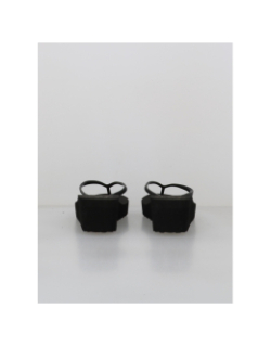 Tongs compensées exotartelette noir femme - Culture Sud