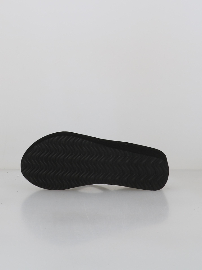 Tongs compensées exotartelette noir femme - Culture Sud