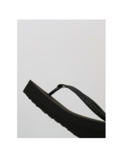 Tongs compensées exotartelette noir femme - Culture Sud