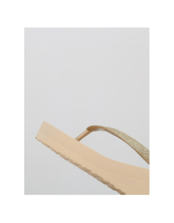 Tongs compensées exotartelette beige femme - Culture Sud