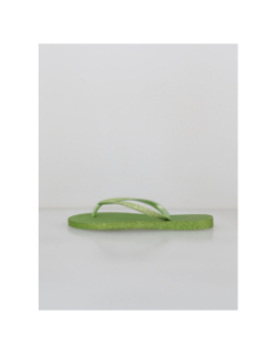 Tongs à paillettes mayala vert femme - Culture Sud