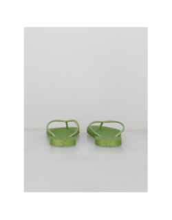 Tongs à paillettes mayala vert femme - Culture Sud