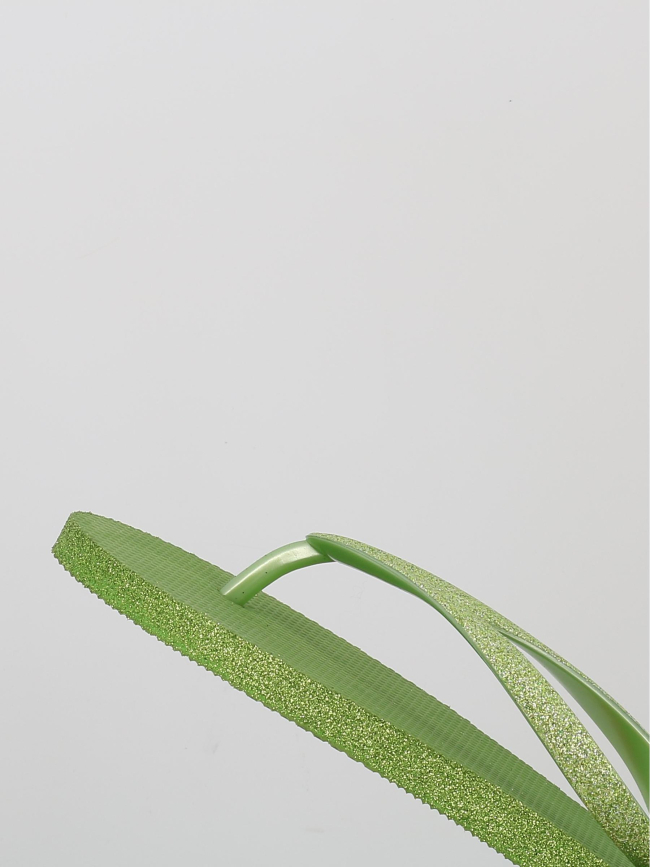 Tongs à paillettes mayala vert femme - Culture Sud